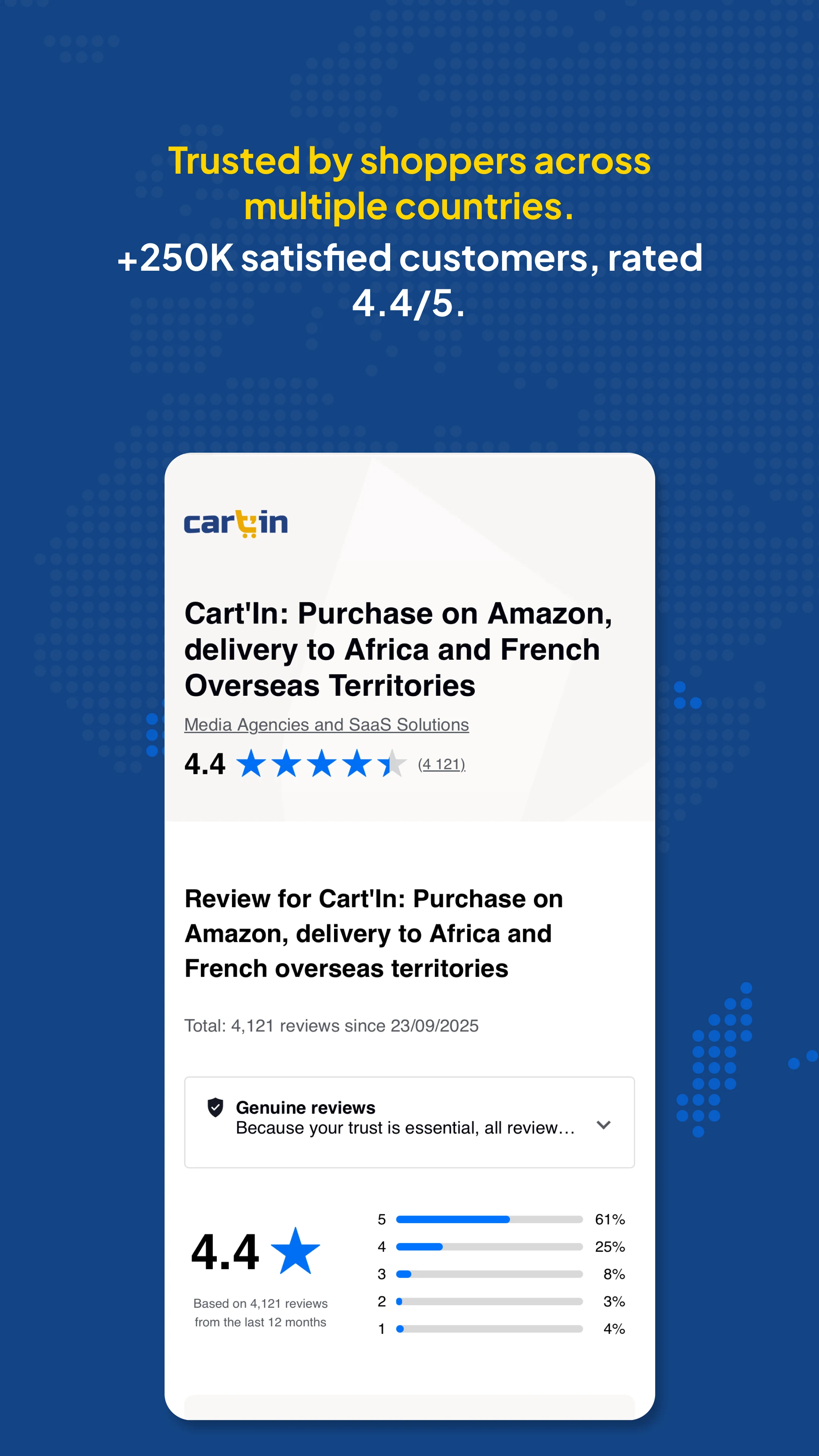 Cart'In screenshot